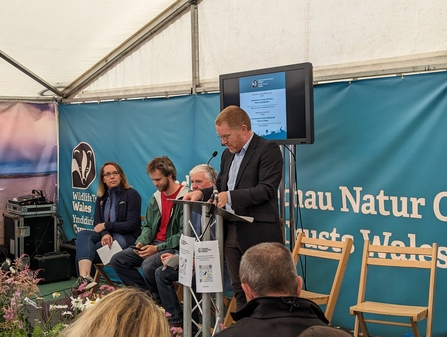A consensus on food and farming - Royal Welsh talk 2023 ©Wildlife Trusts Wales