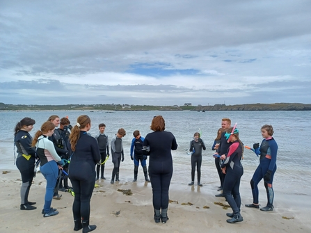 Ocean Rescue Champions at Rhoscolyn ©North Wales Wildlife Trust