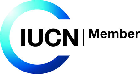 A logo stating membership of the IUCN