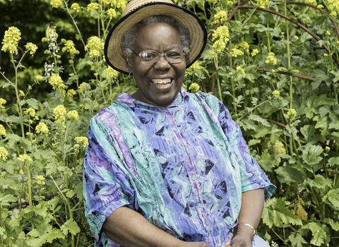 Elderly lady gardening © Penny Dixie