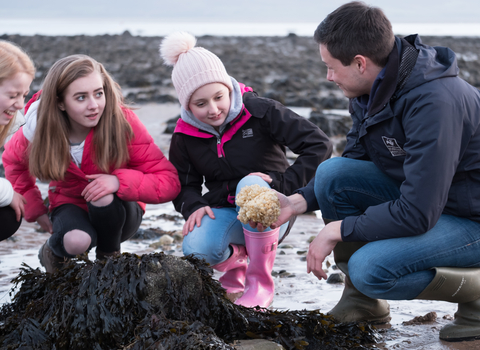 Children on beach