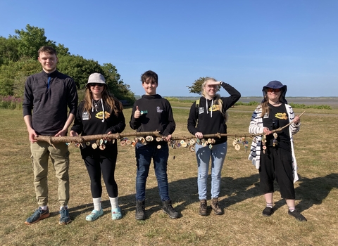 Mon gwyrdd youth forum at Penrhos ©North Wales Wildlife Trust