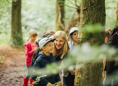 Children at the wildlife trusts